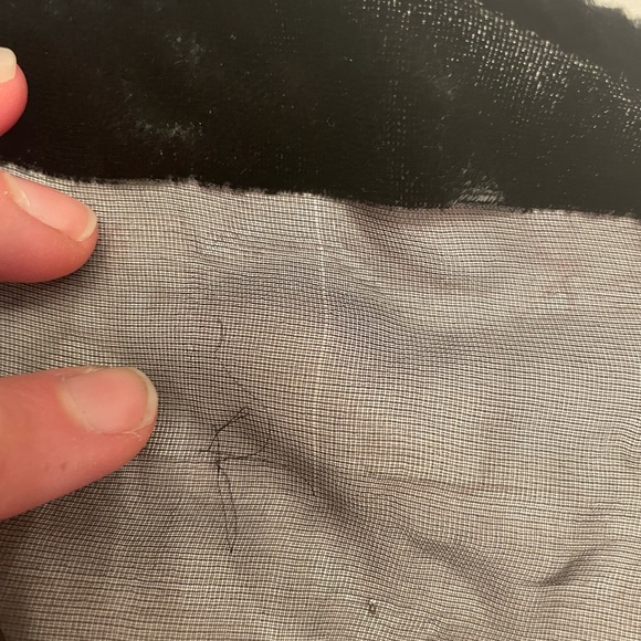 Black guilded cage fringe boho robe duster velvet - Picture 7 of 7